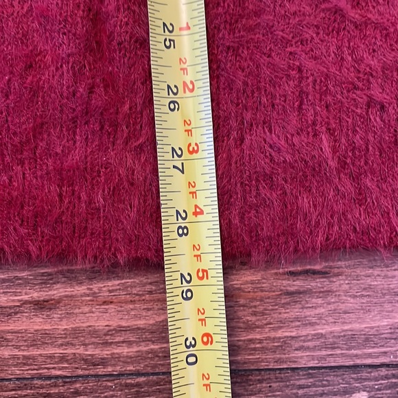 Ava & Viv marled cream and tan fuzzy pullover plus sizes NWT - Picture 9 of 10